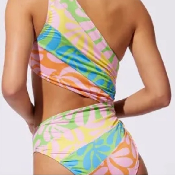 NWT SOLID AND STRIPED the Randall printed (mixed leaf print) size M - Picture 2 of 10